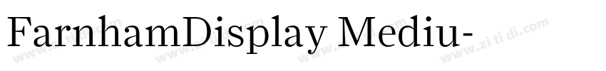 FarnhamDisplay Mediu字体转换 FarnhamDisplay Mediu字体转换